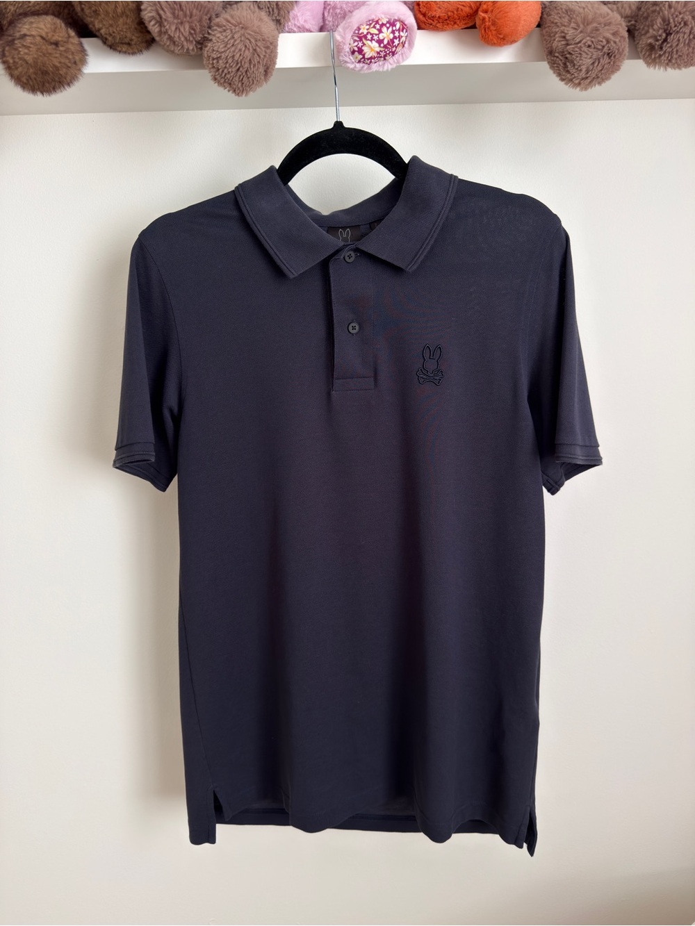 Psycho Bunny Navy Tonal Logo Polo – Men’s Small (4)